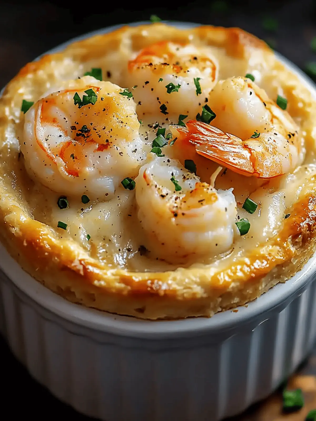 Shrimp & Lobster Cheddar Bay Biscuit Pot Pie