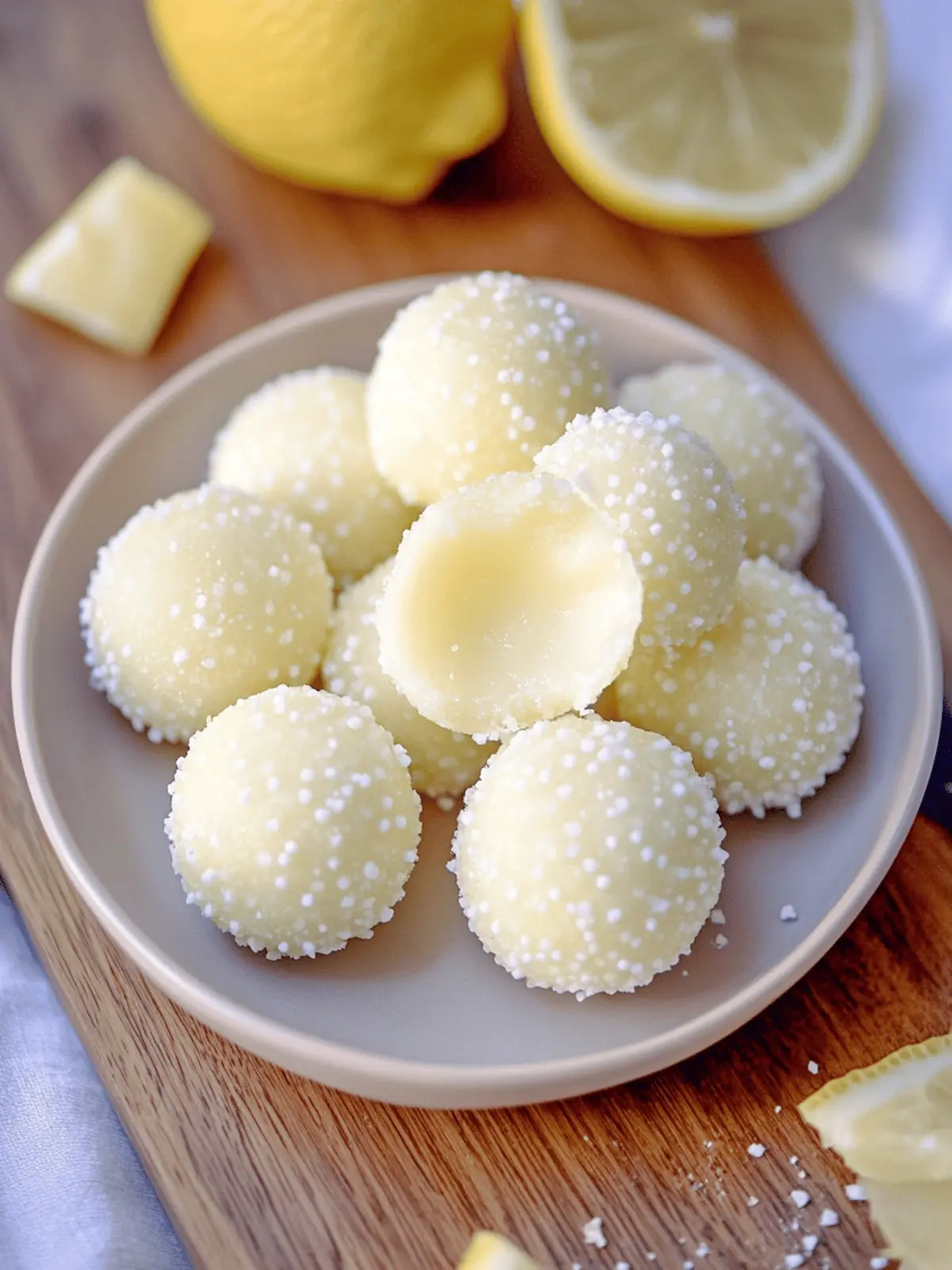 White Chocolate Lemon Truffle