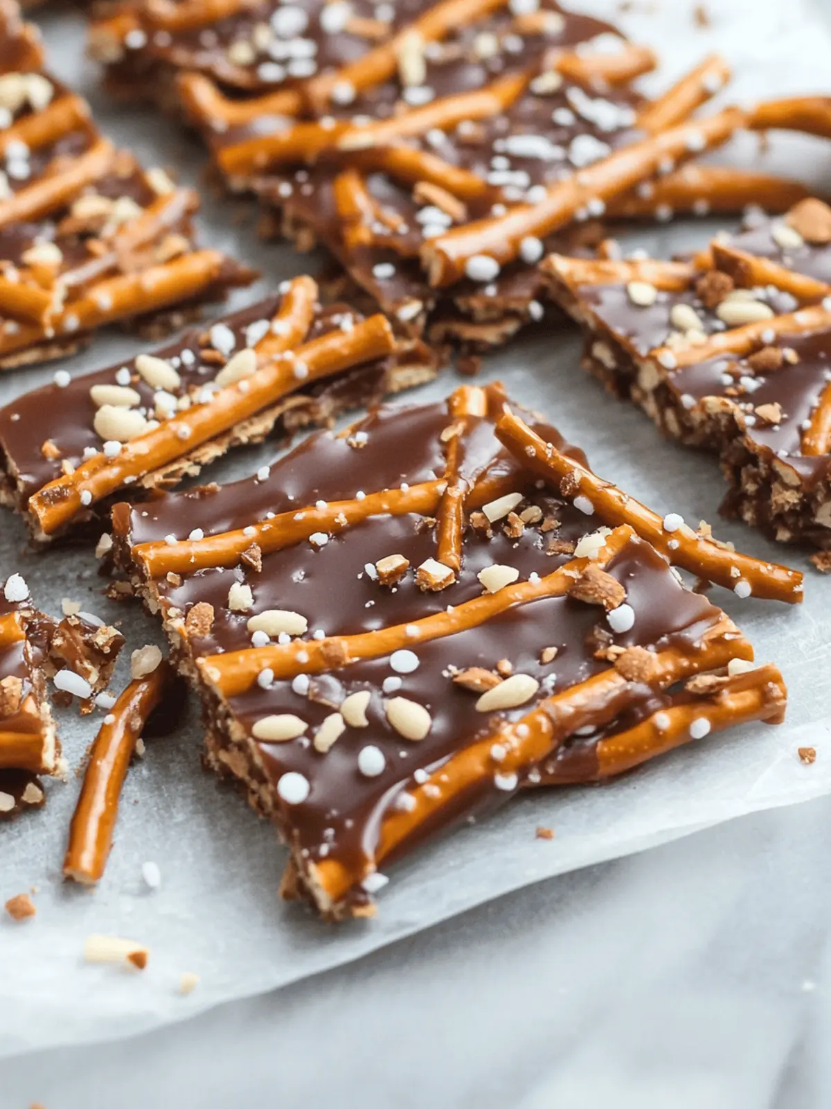 Salted Caramel Pretzel Bark