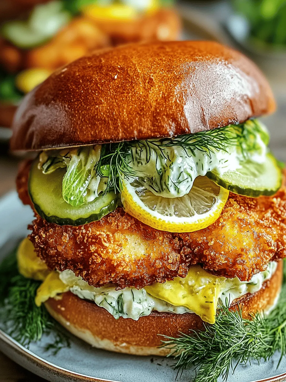 Crispy Dill Chicken Sandwich