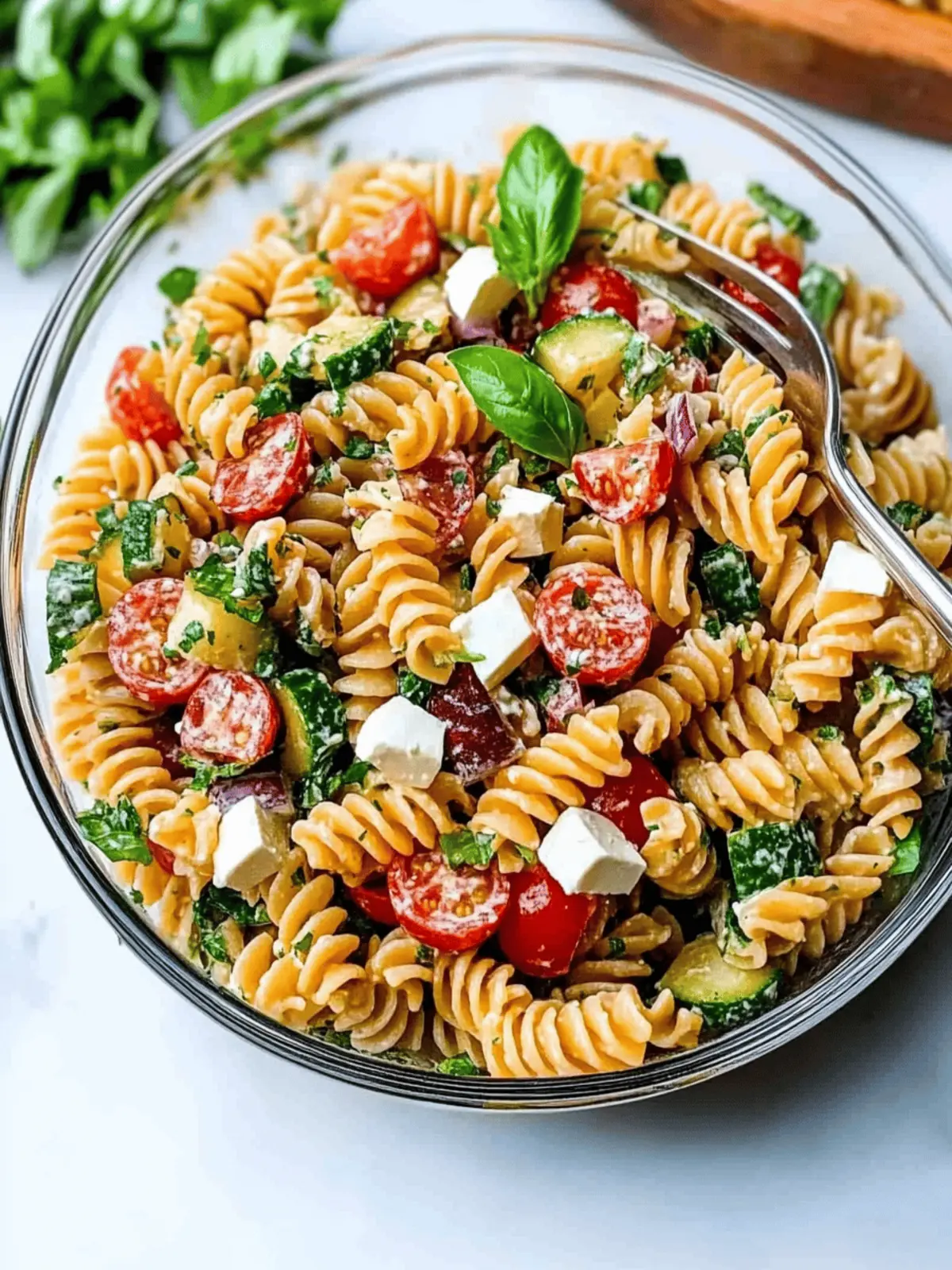 Italian Pasta Salad With Italian Dressing