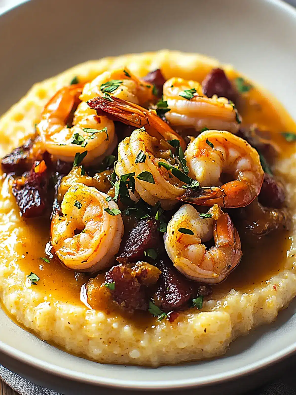 Cajun Shrimp and Grits