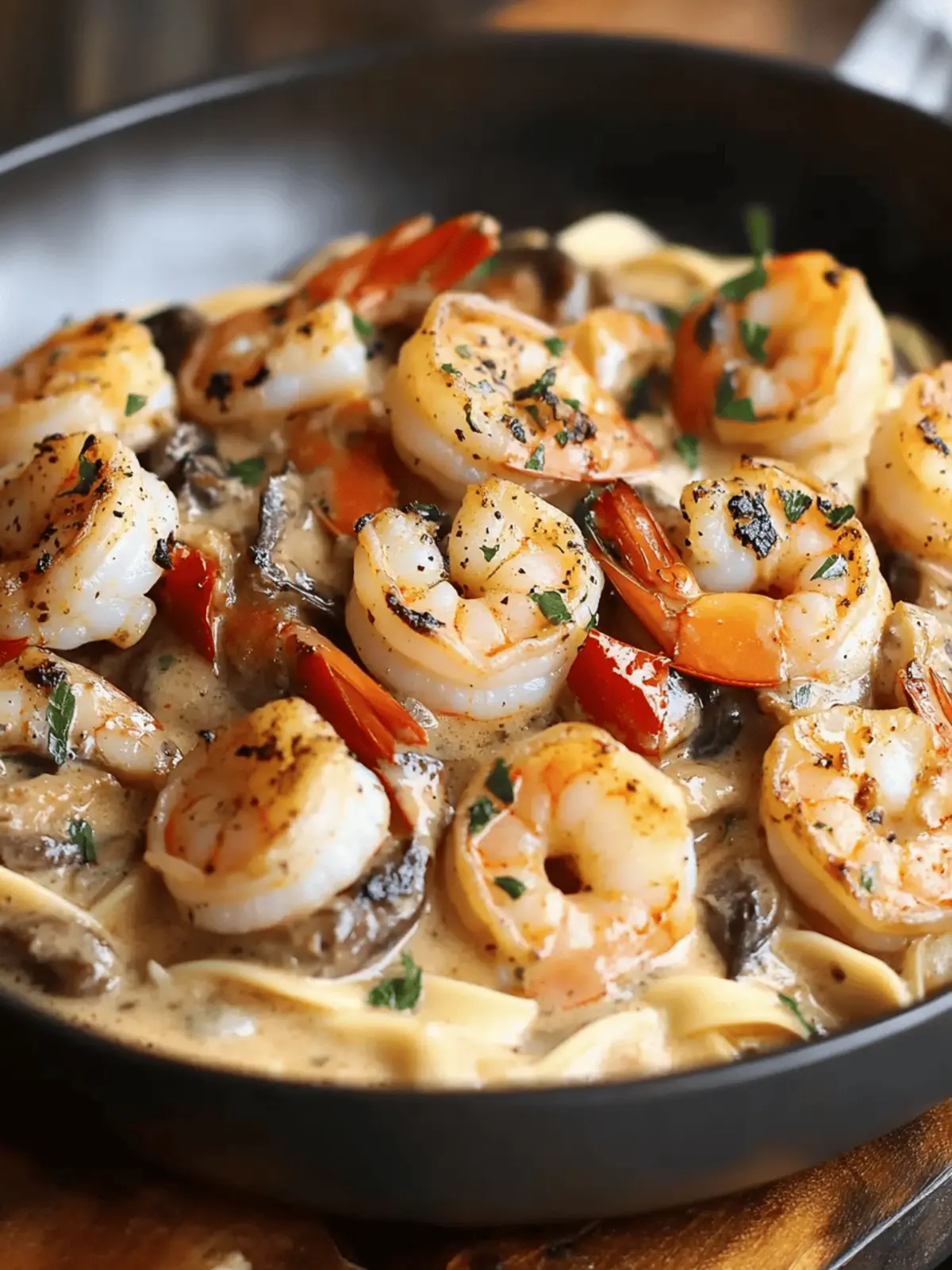 Blackened Shrimp Stroganoff