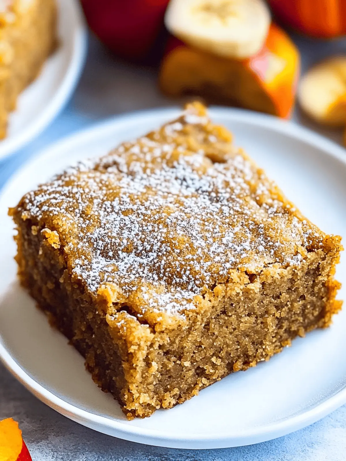 Pumpkin Banana Bread Bars