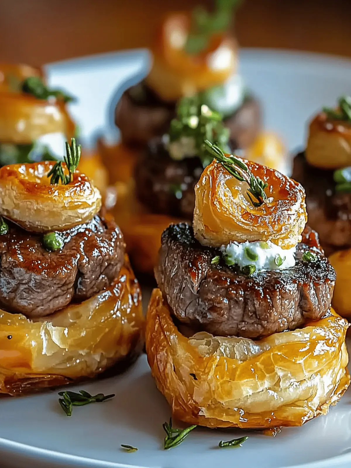 Mini Beef Wellington Bites