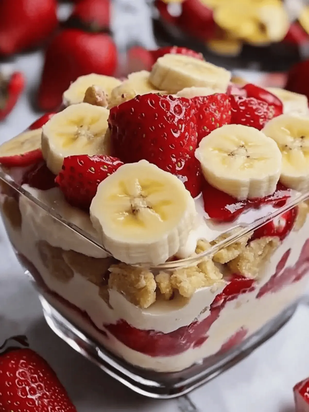 Strawberry Banana Pudding Dream