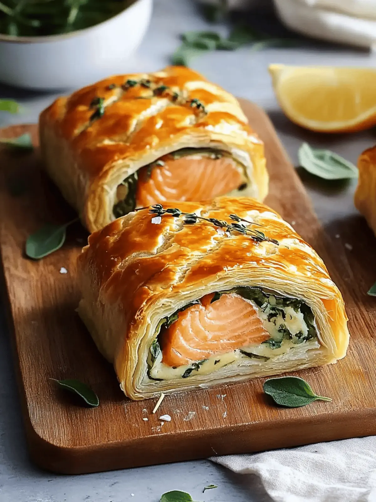 Salmon Wellingtons