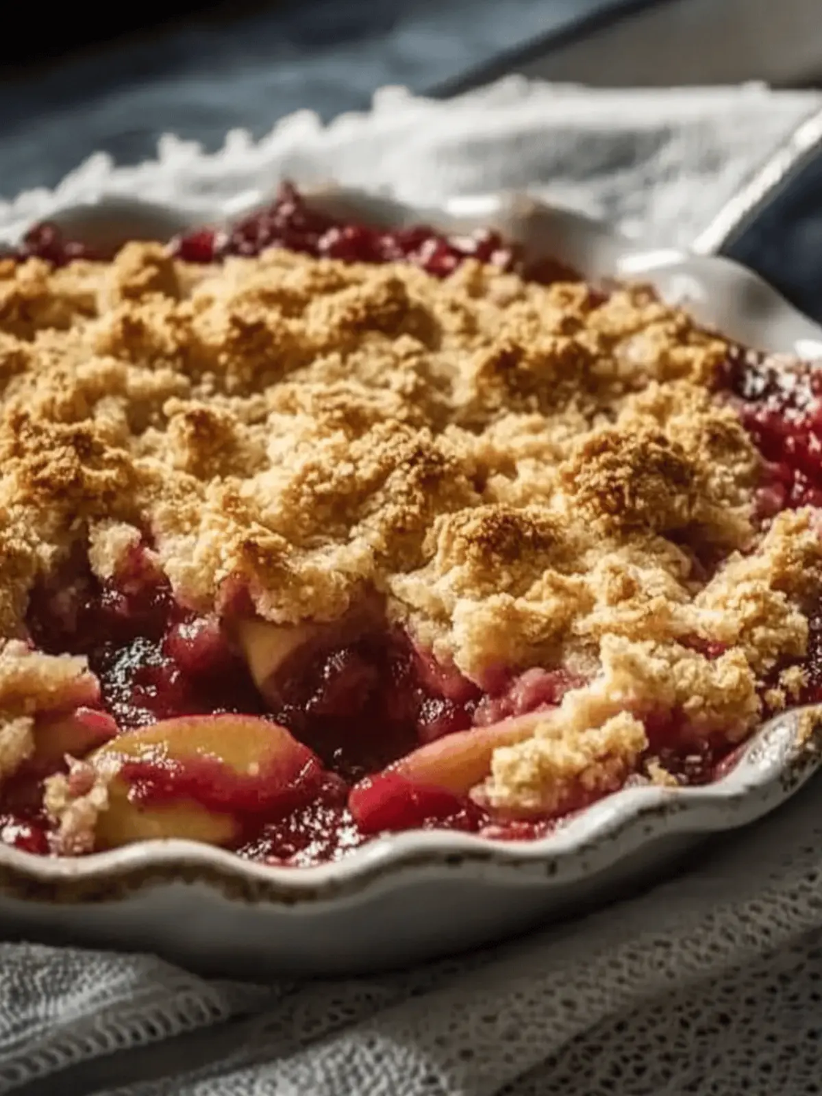 Mary Berry Apple And Rhubarb Crumble