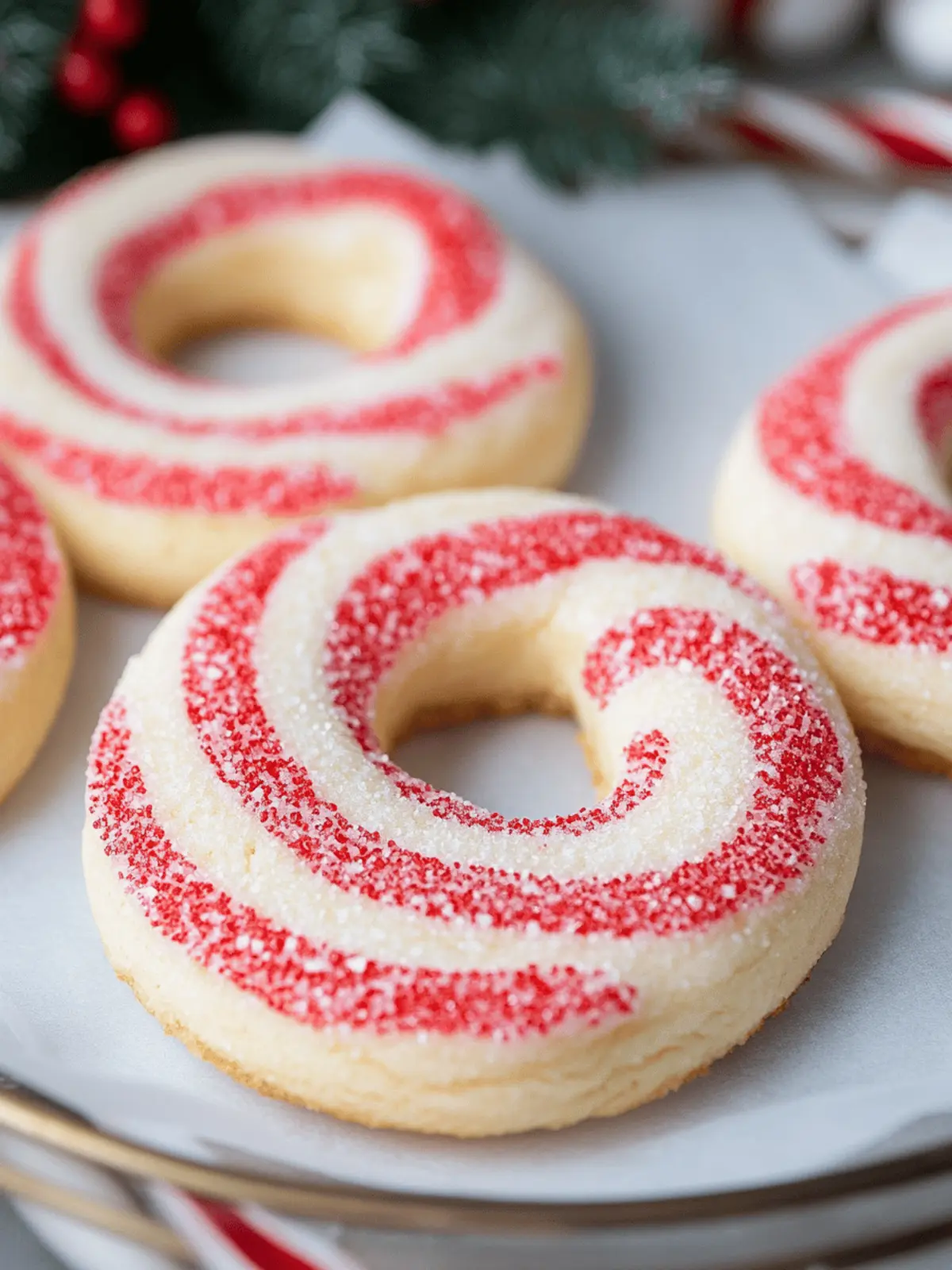 Candy Cane Cookies