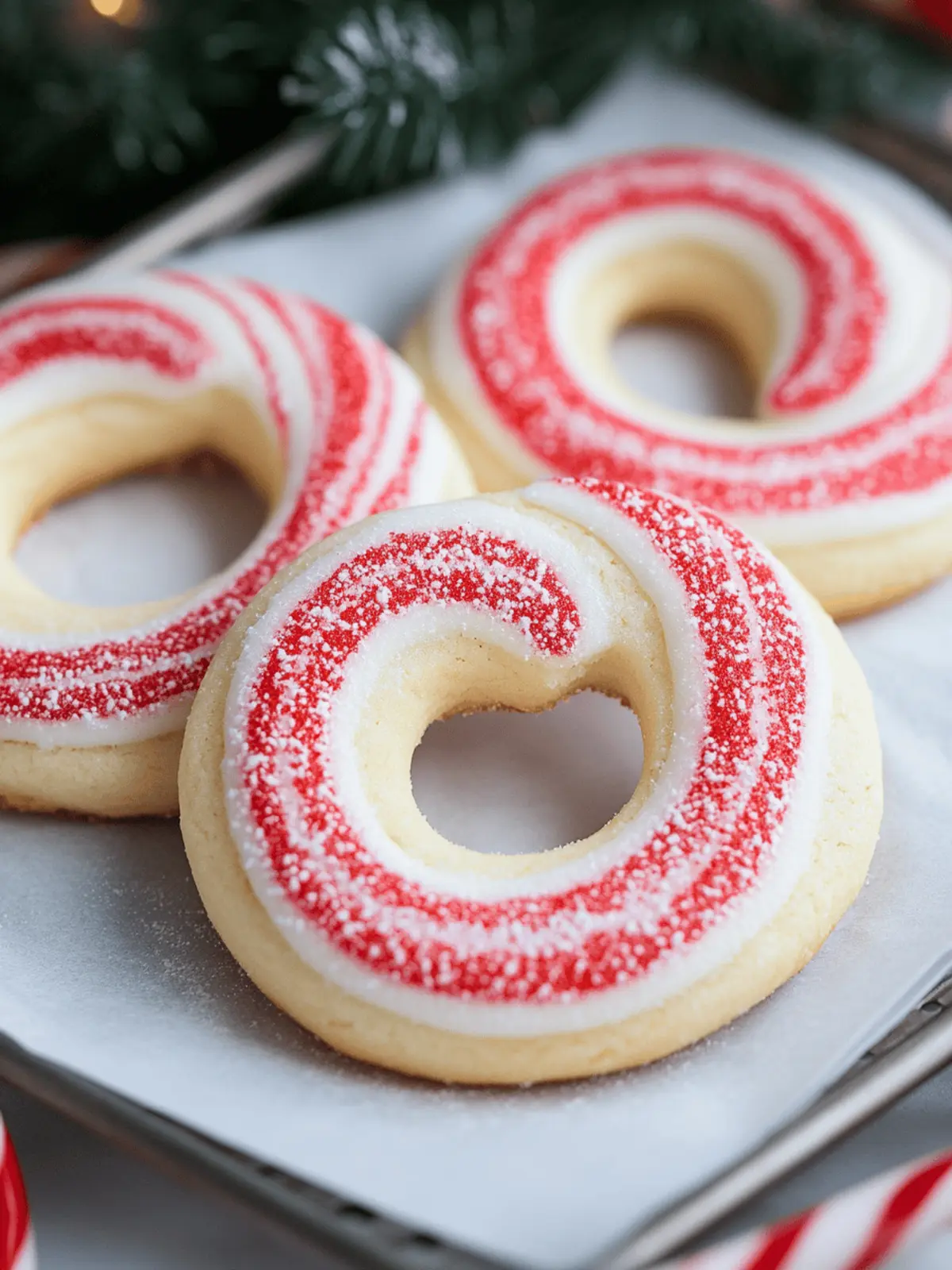 Candy Cane Cookies