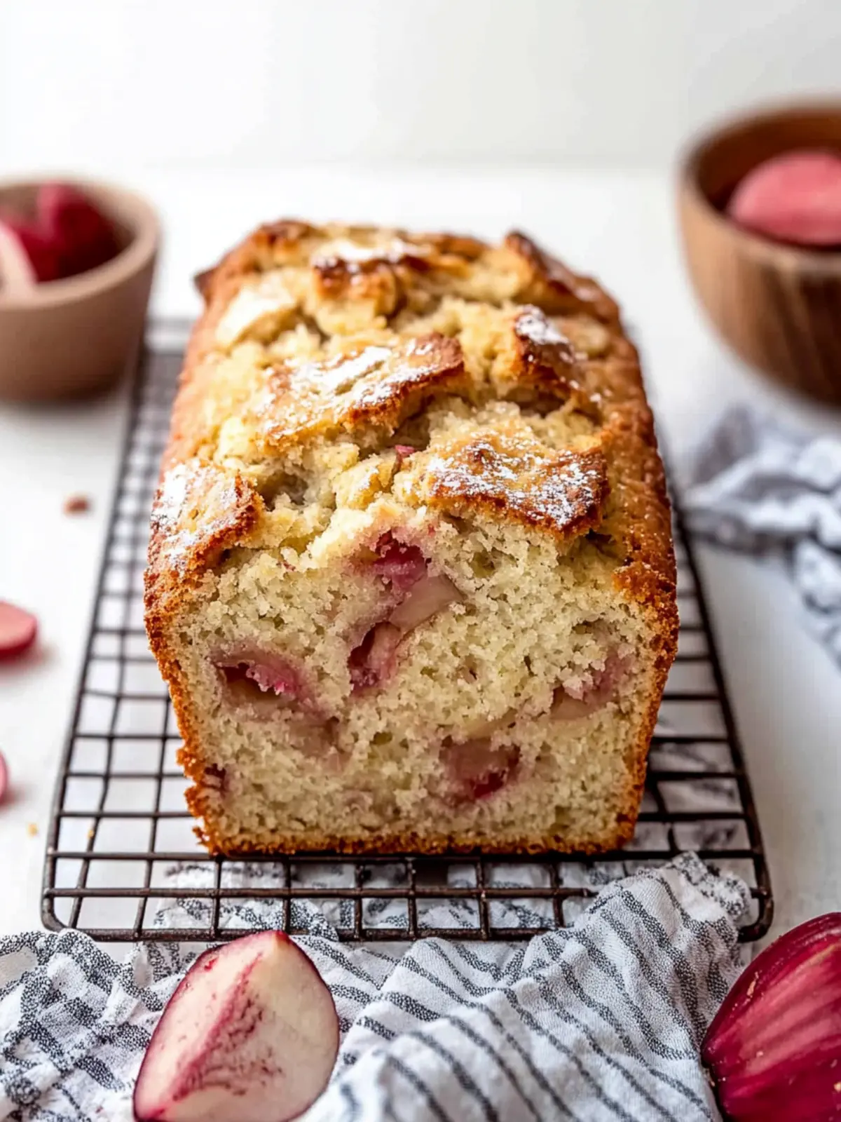 Sweet Rhubarb Bread