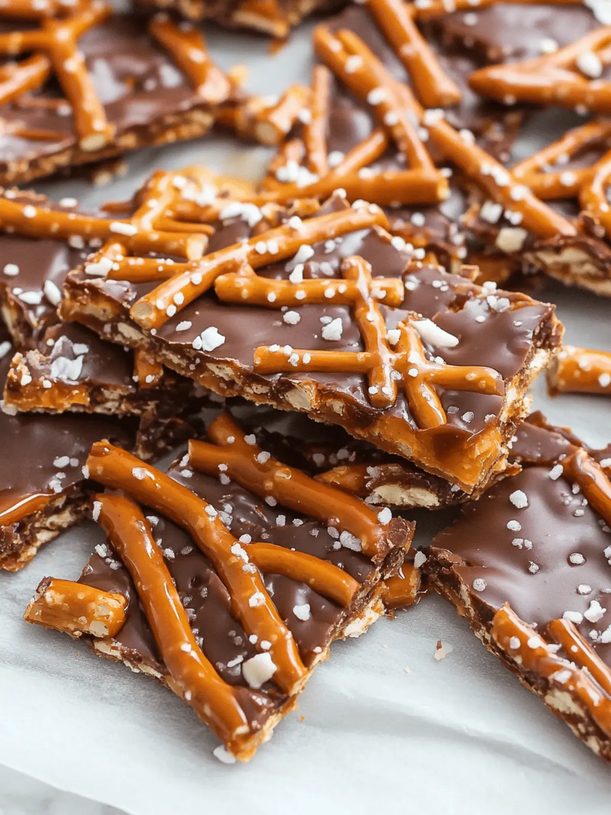 Salted Caramel Pretzel Bark