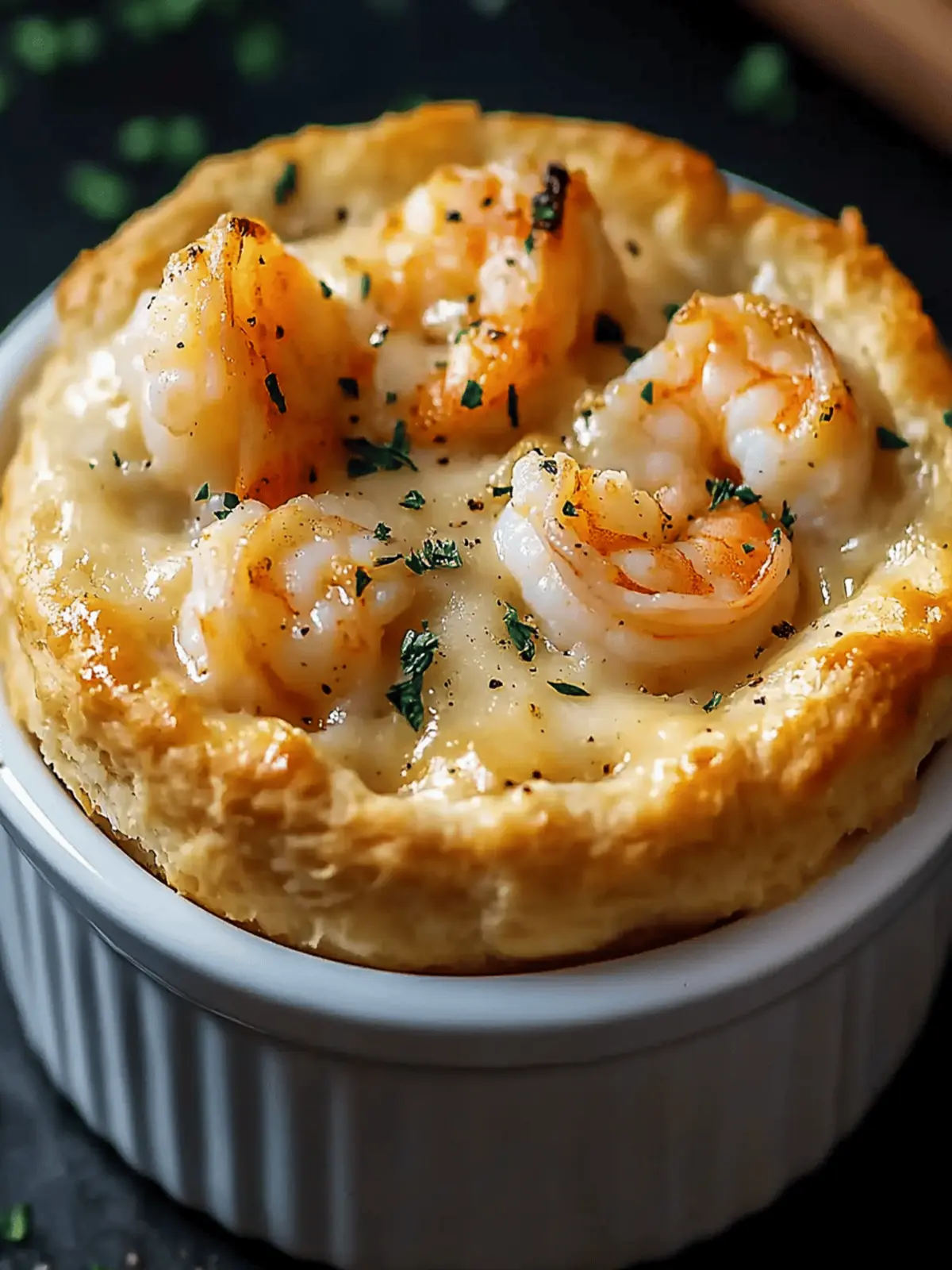 Shrimp & Lobster Cheddar Bay Biscuit Pot Pie