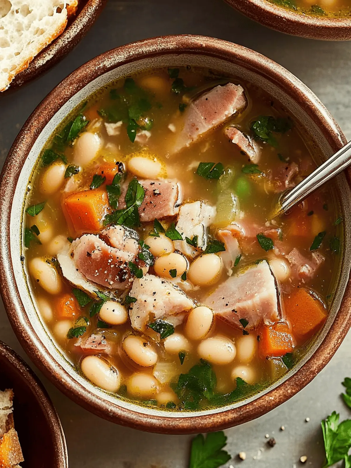 White Bean and Ham Soup