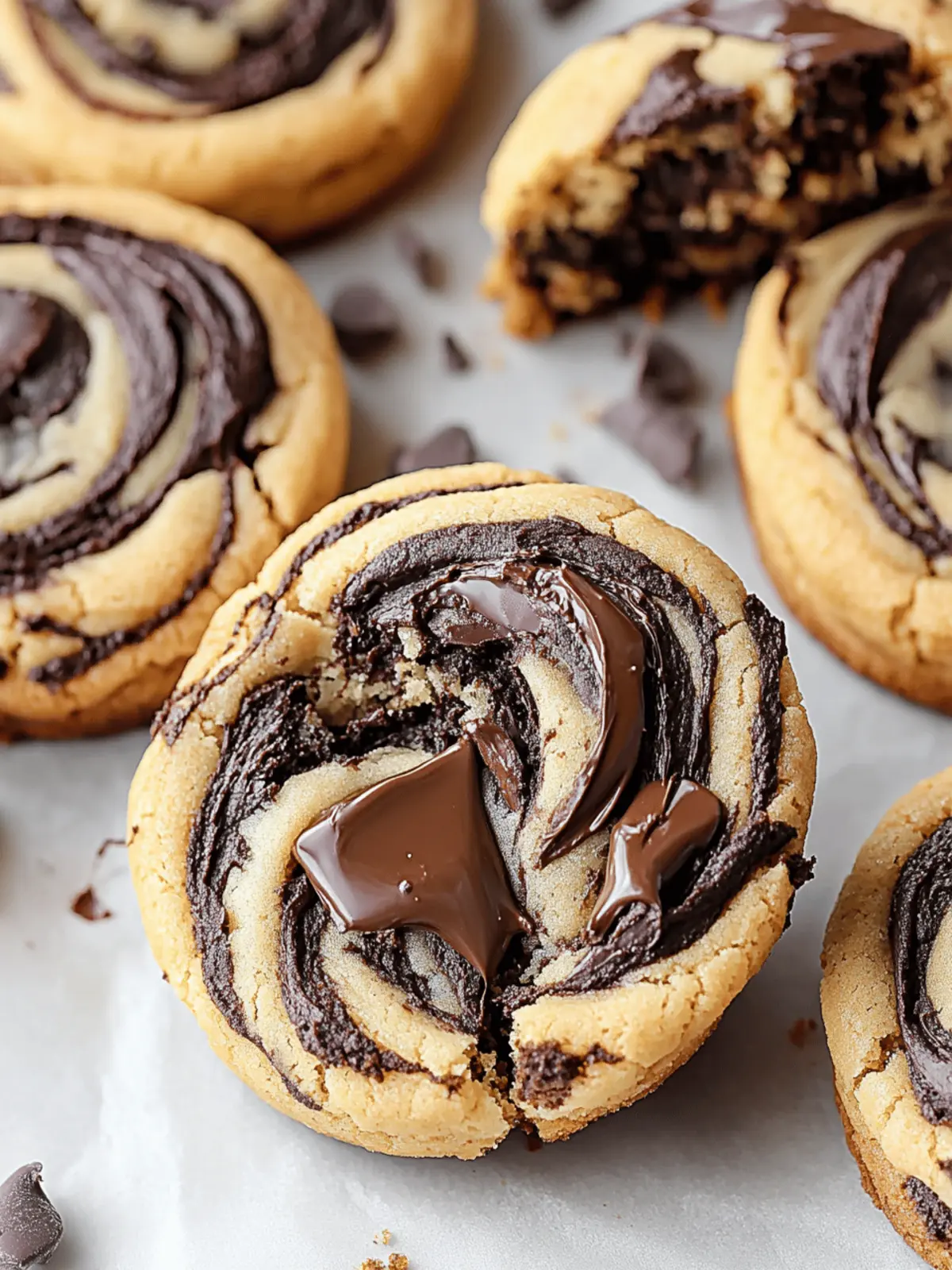 Peanut Butter Brownie Swirl Cookies
