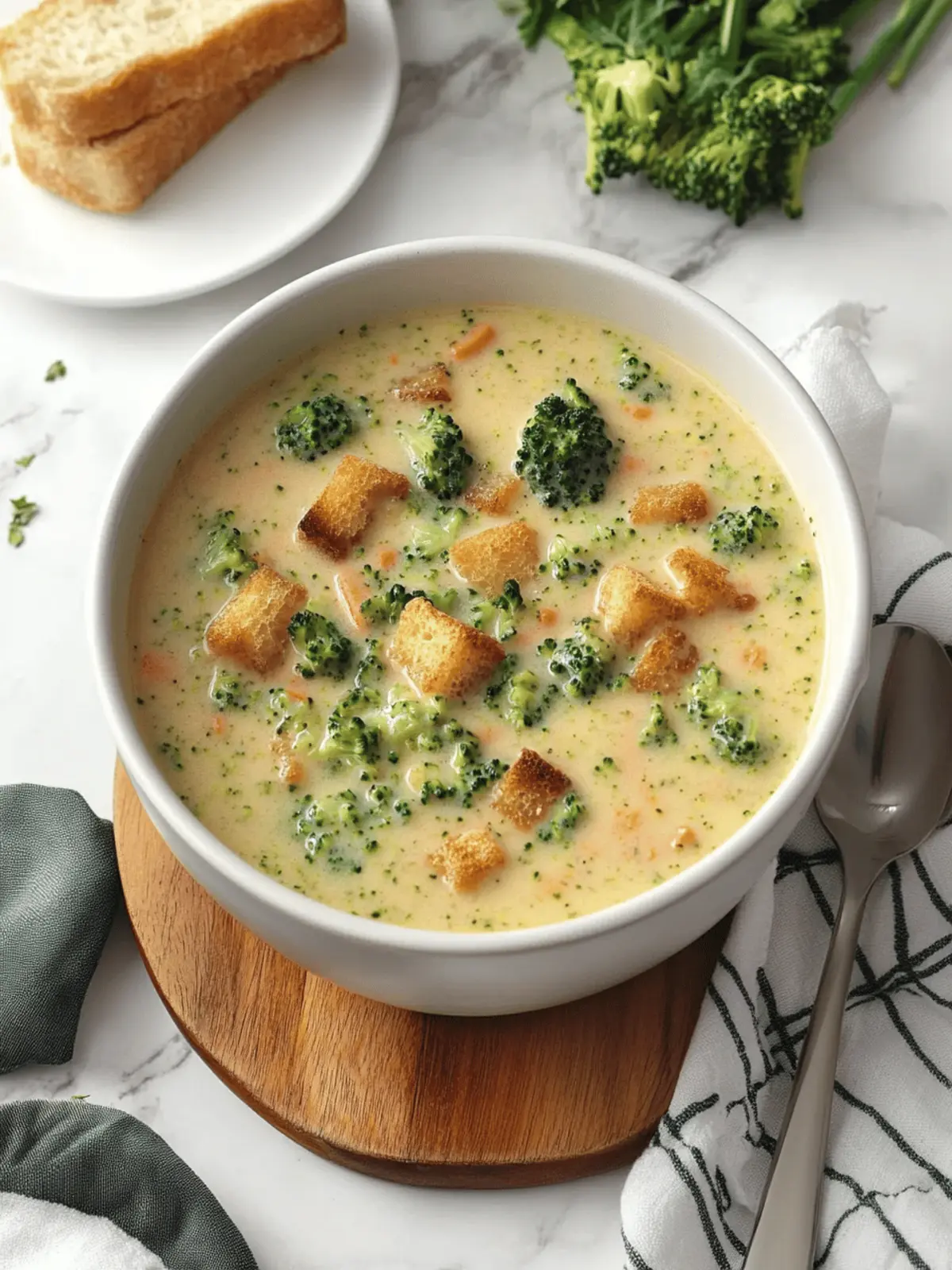Smoked Gouda Broccoli Soup