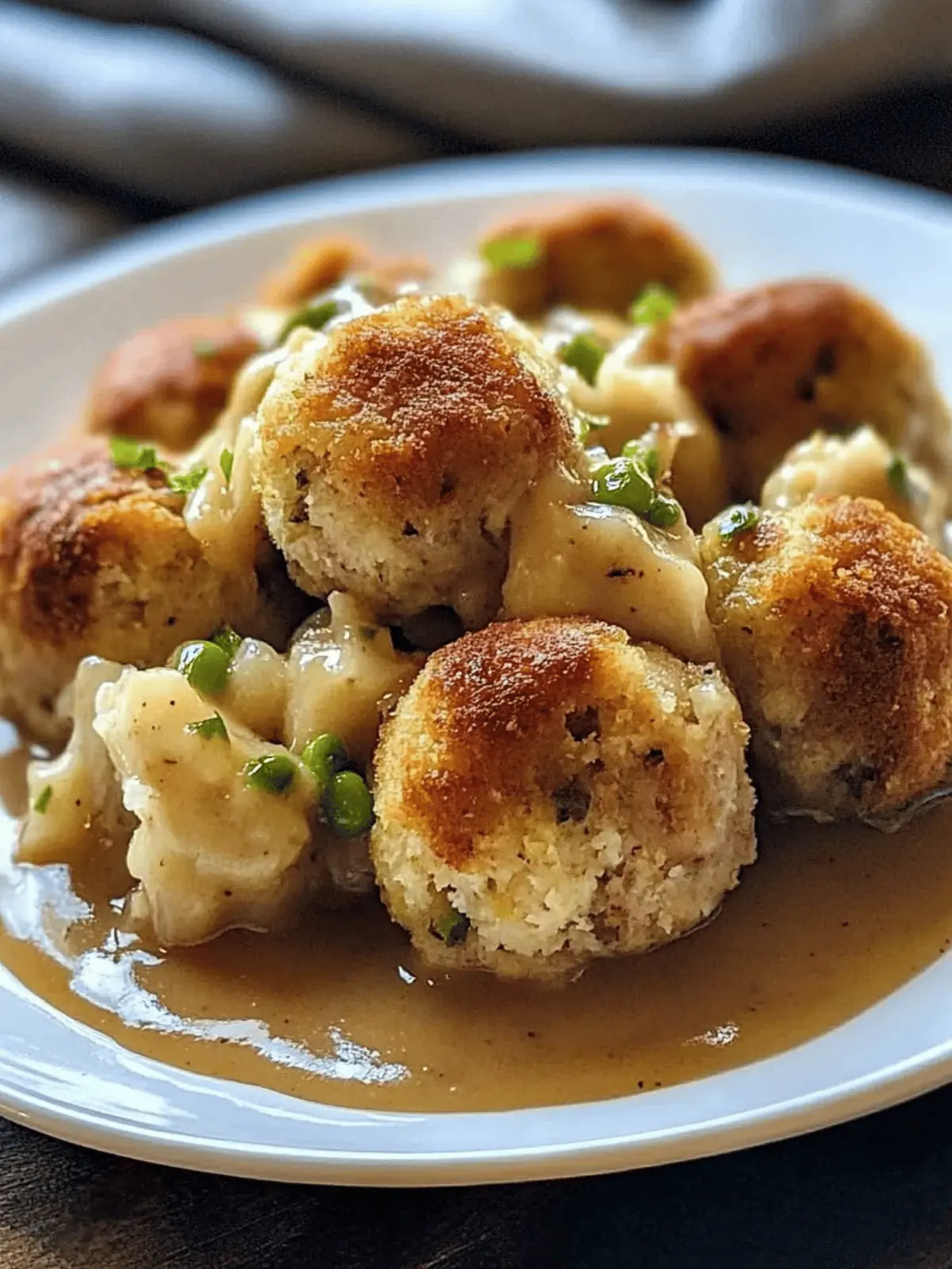 Turkey stuffing Balls