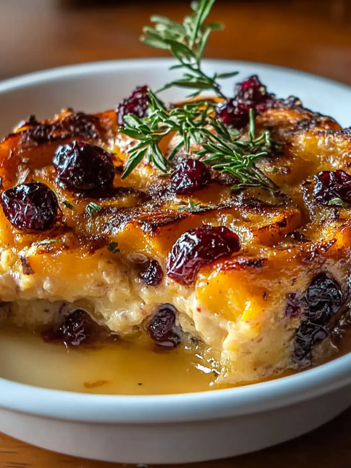 Sweet Potato & Cranberry Gratin