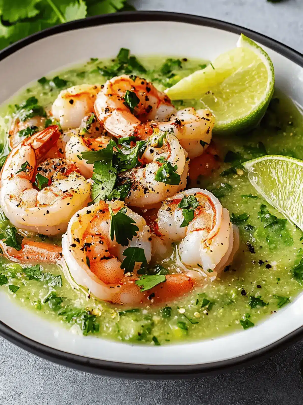 Shrimps in Culichi Salsa