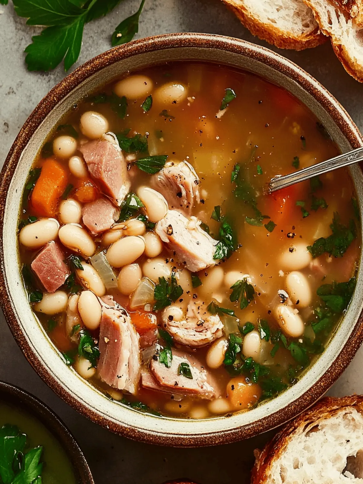 White Bean and Ham Soup
