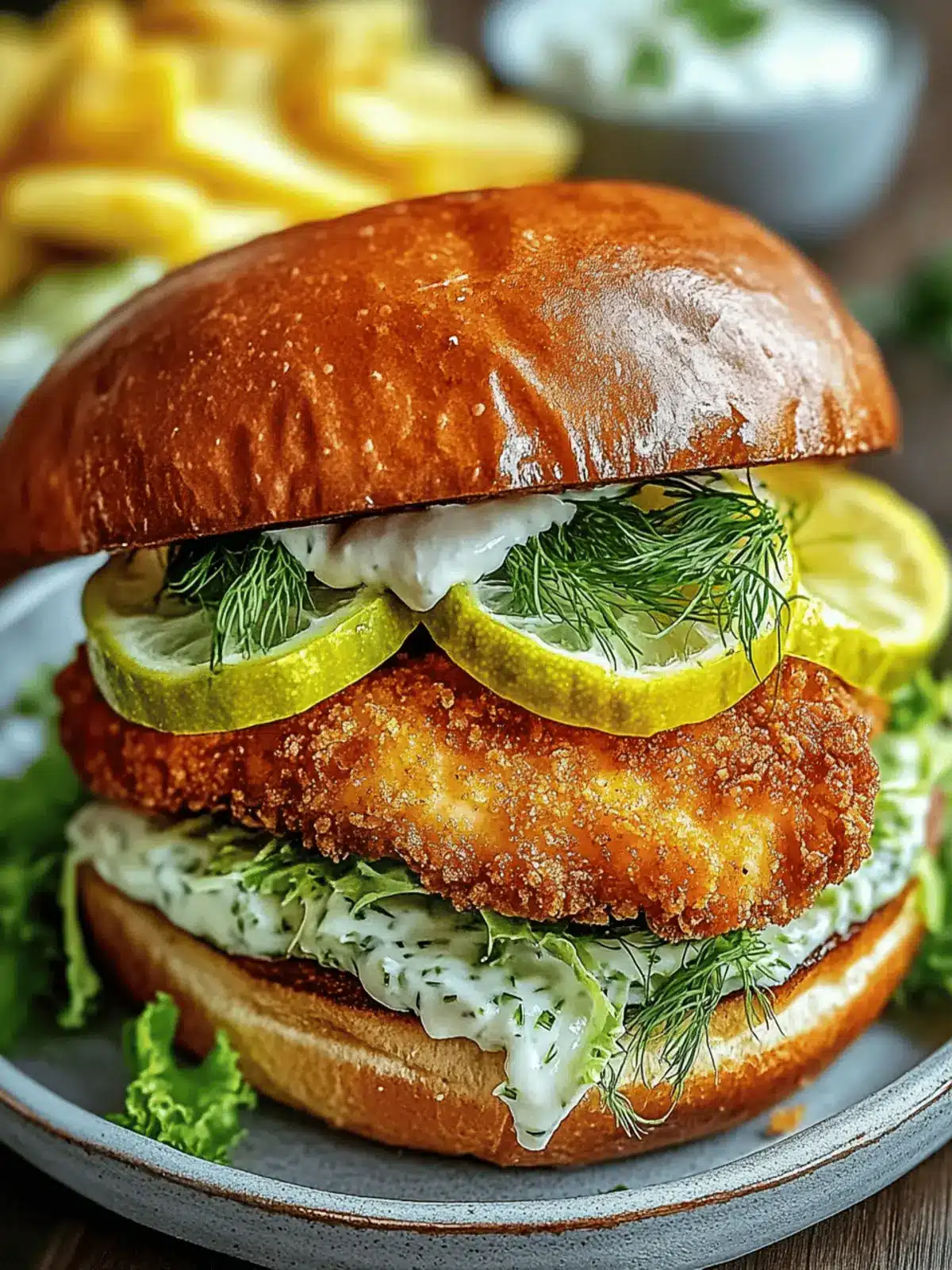 Crispy Dill Chicken Sandwich