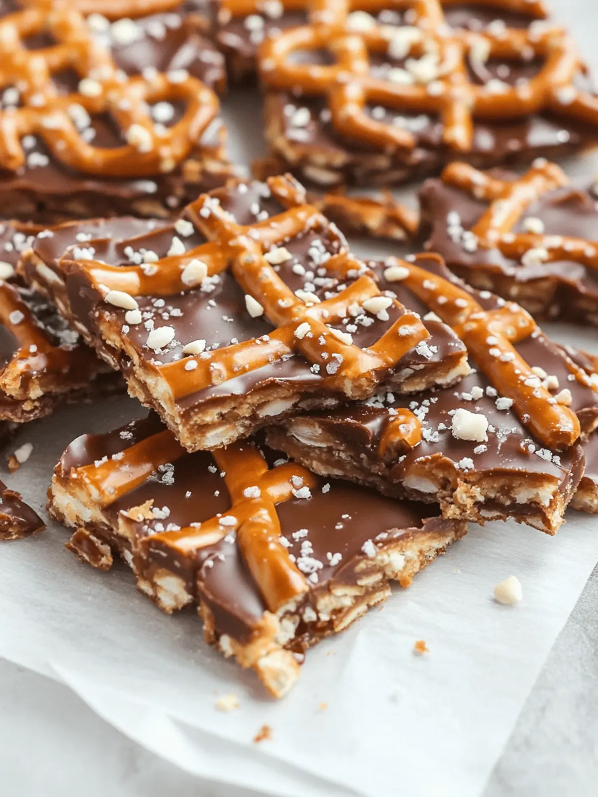 Salted Caramel Pretzel Bark