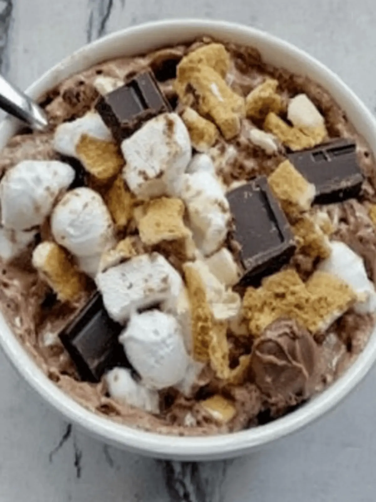 Double Chocolate Protein S’mores Bowl