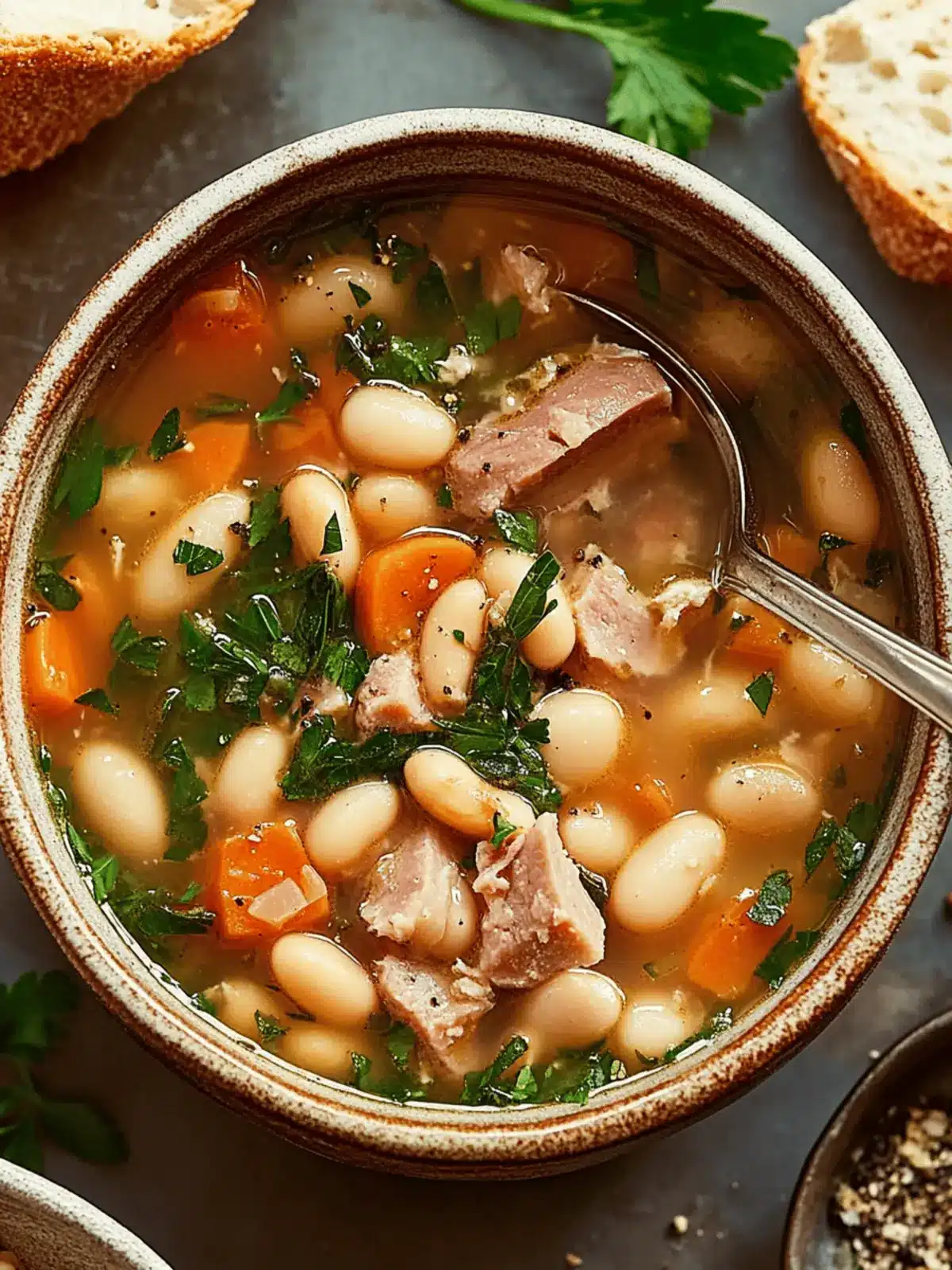 White Bean and Ham Soup