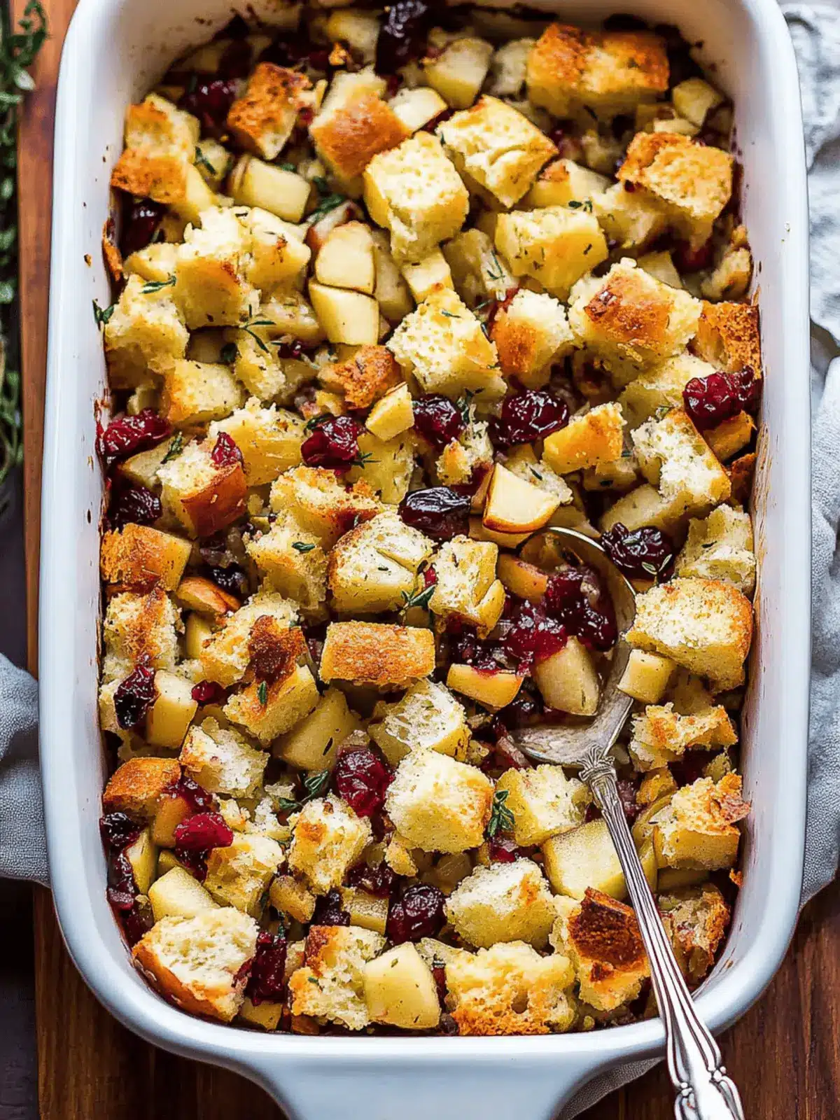 Cranberry Apple Stuffing: The Ultimate Thanksgiving Comfort Dish