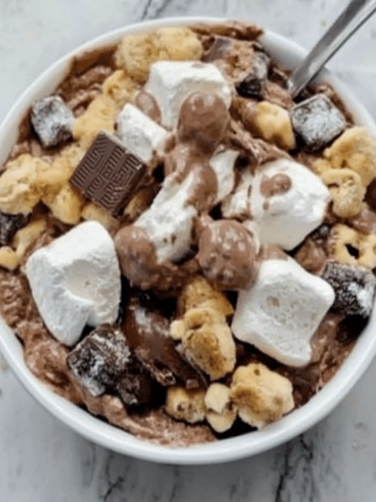 Double Chocolate Protein S’mores Bowl