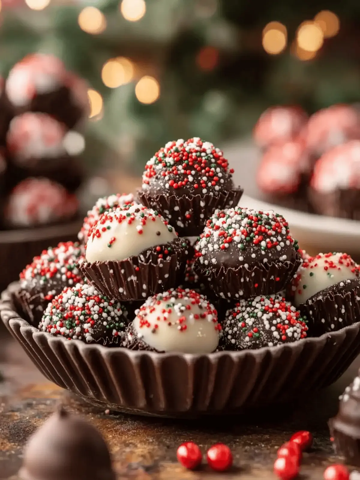 Festive Chocolate Bites