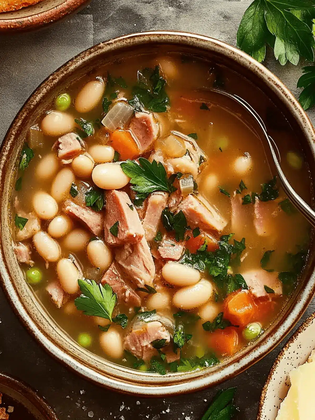 White Bean and Ham Soup