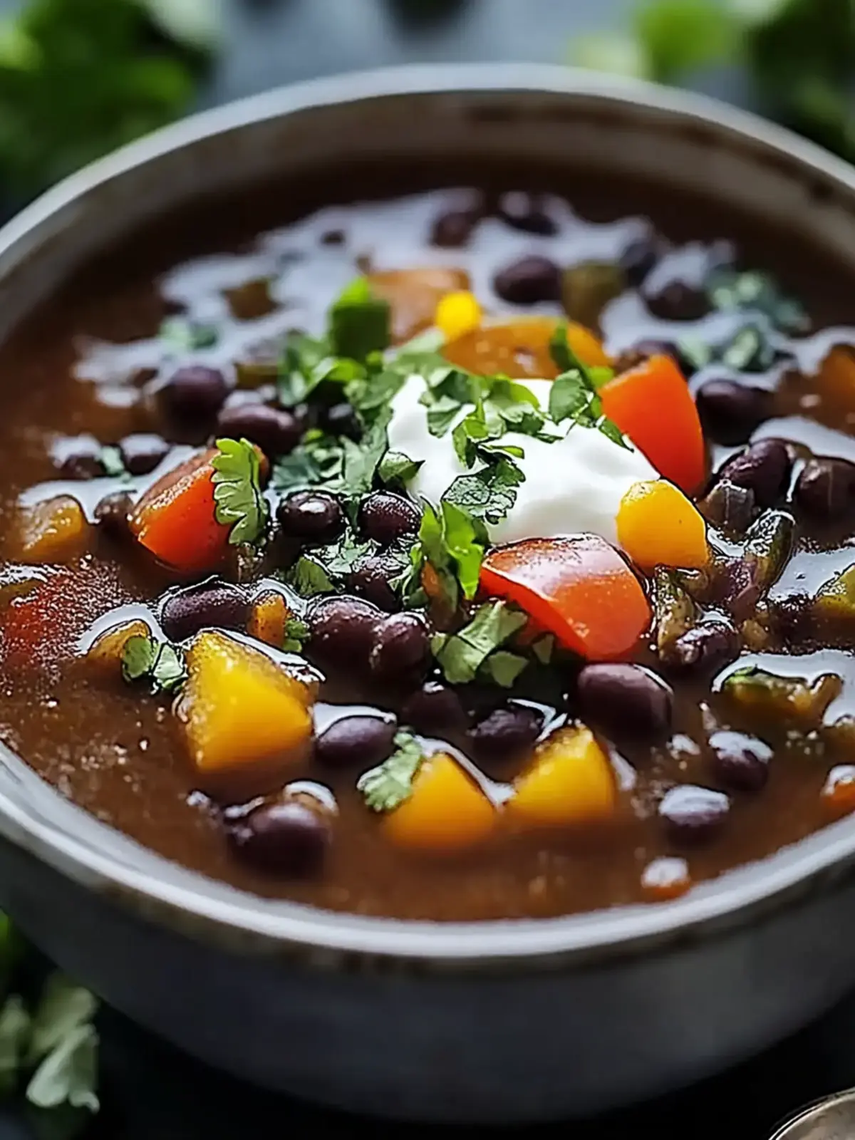 black bean soup