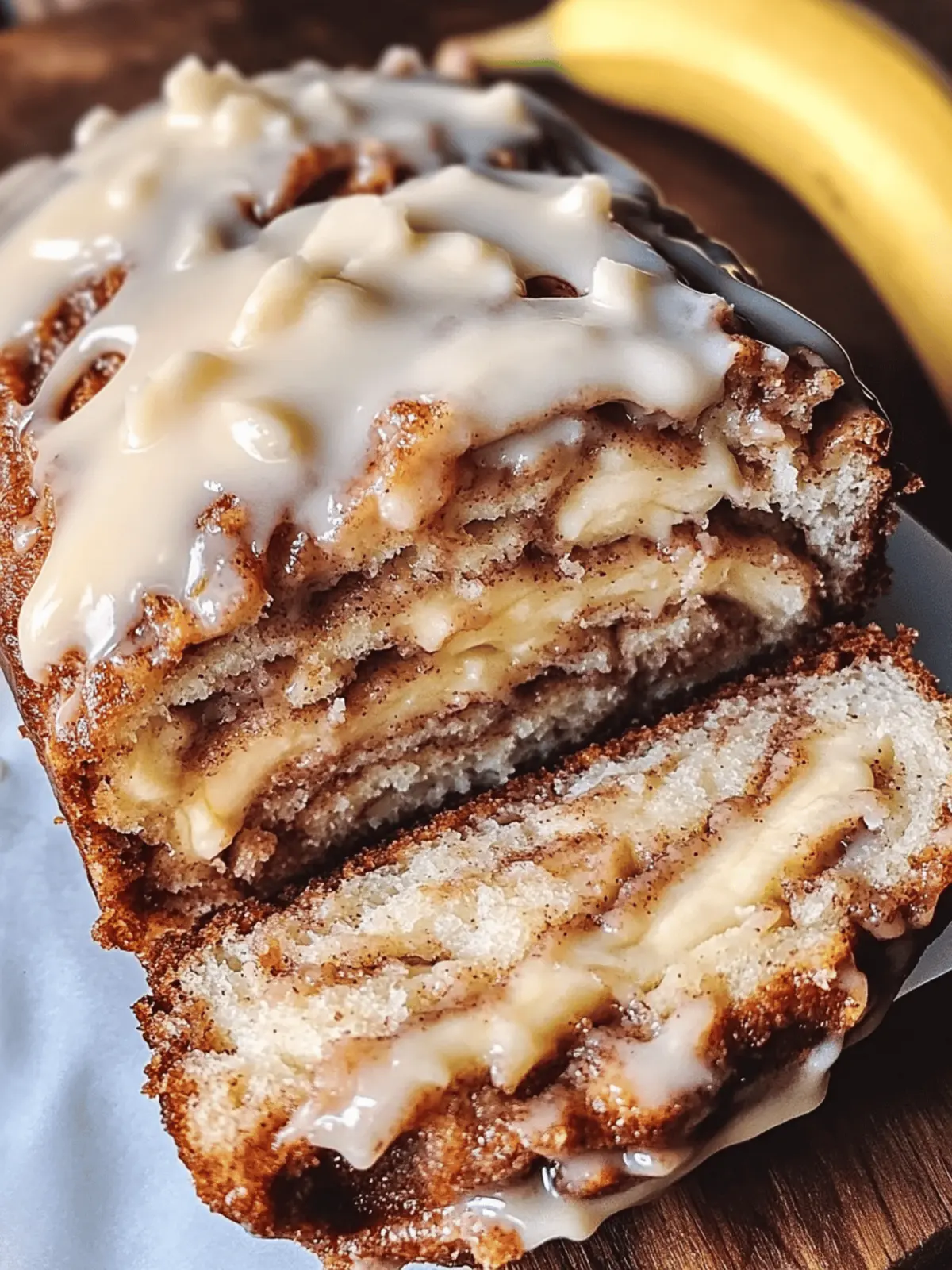 Cinnamon Roll Bananenbrot