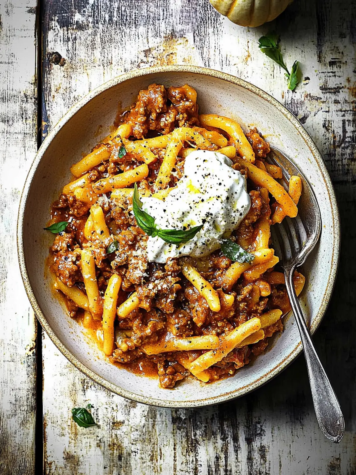 Pumpkin Beef Bolognese