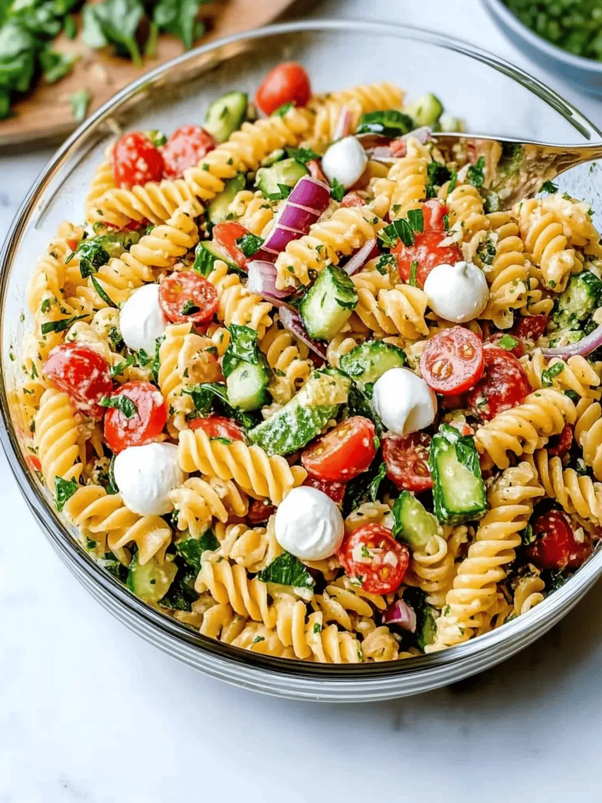 Italian Pasta Salad With Italian Dressing