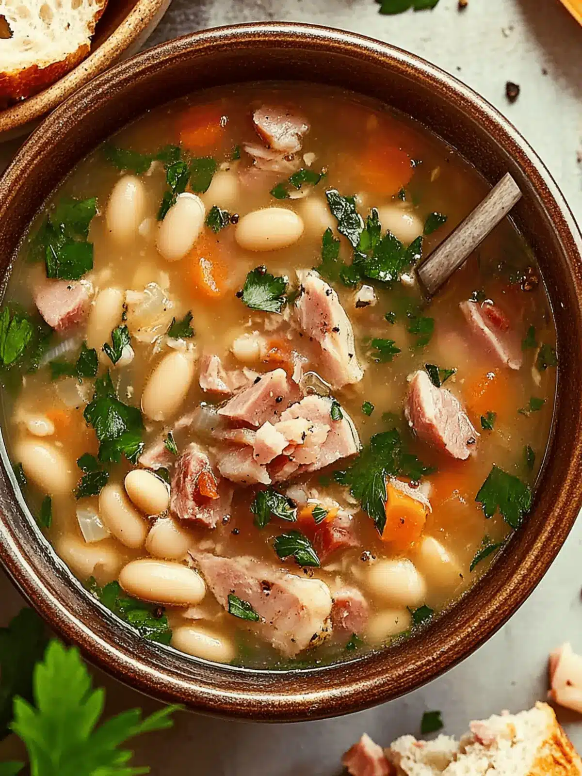 White Bean and Ham Soup