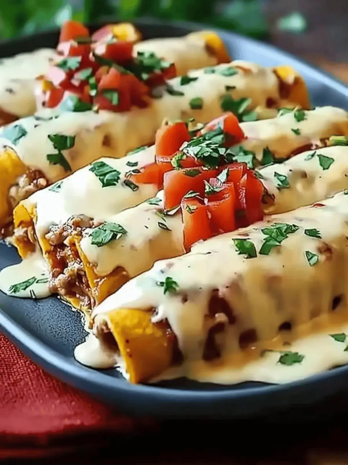 Jalapeño Popper Cheesy Chicken Enchiladas