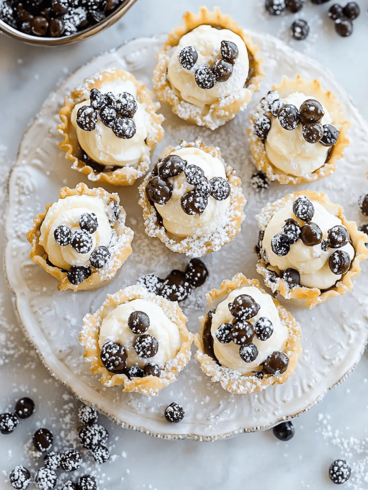 Mini Cannoli Bites