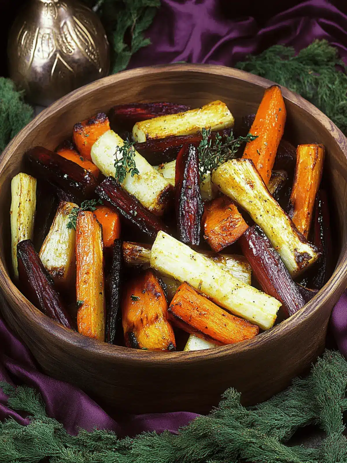 Honey Roasted Root Vegetables