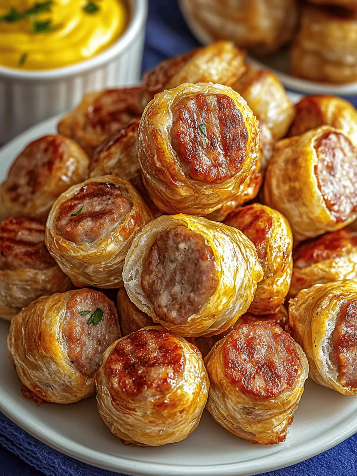 Kilted Sausage Bites