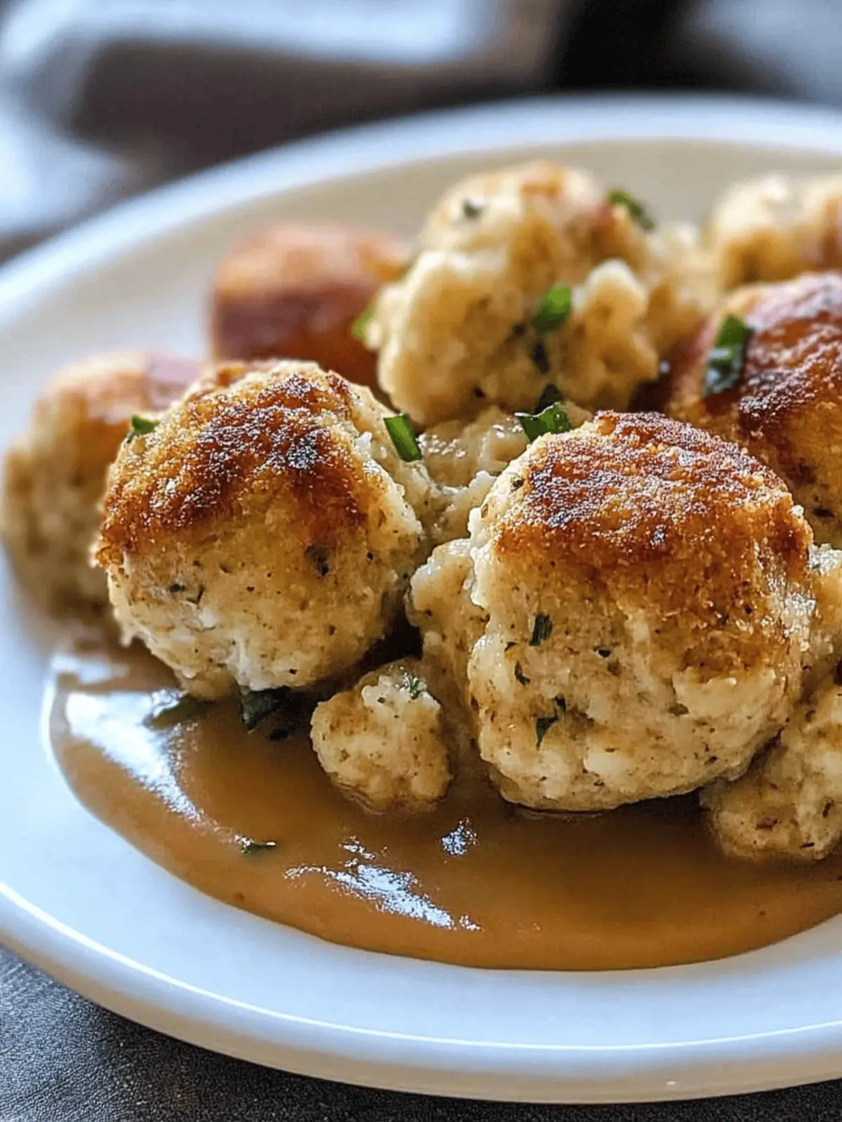 Turkey stuffing Balls