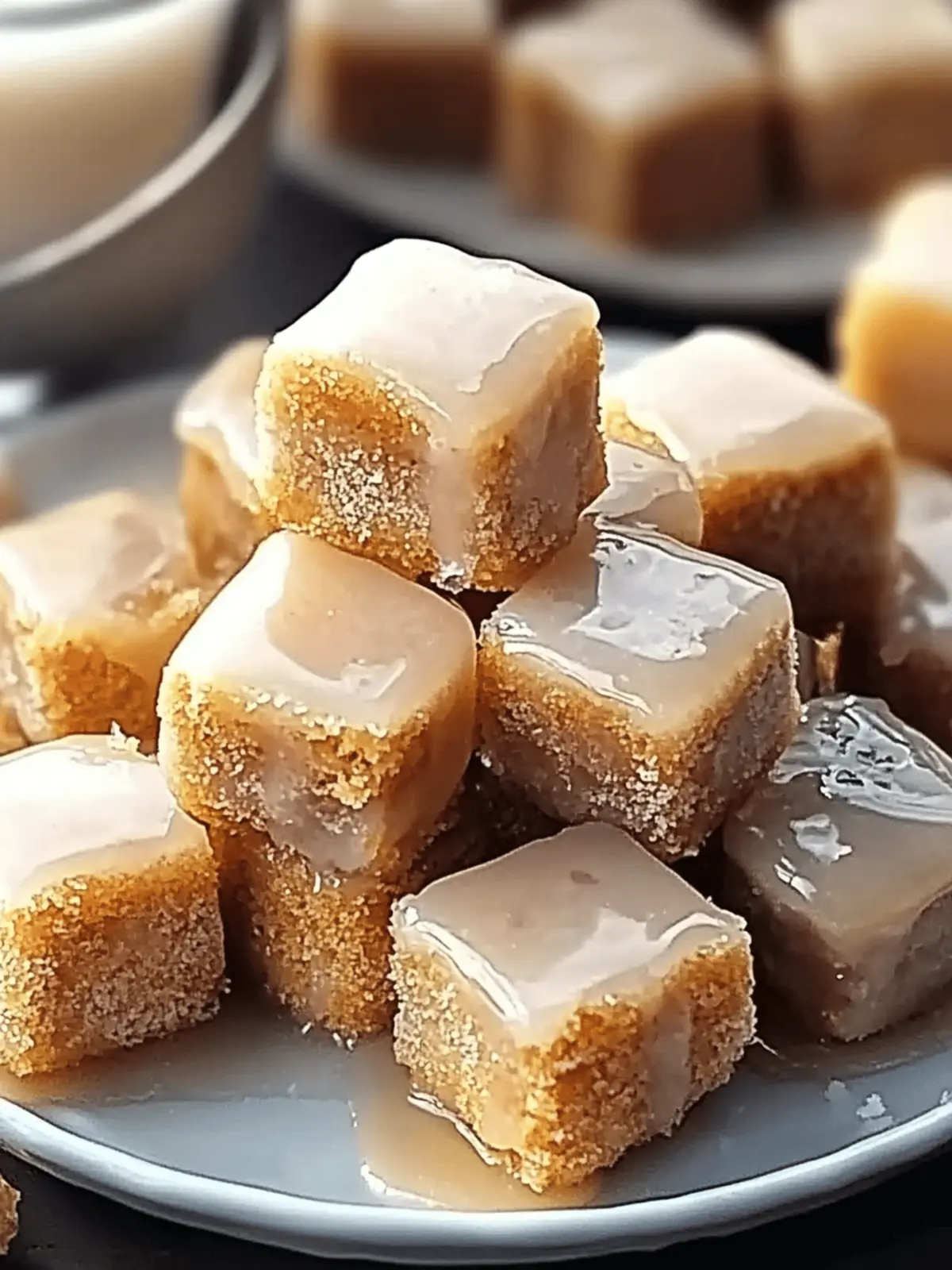 Frosted Butter Rum Brickle Bites