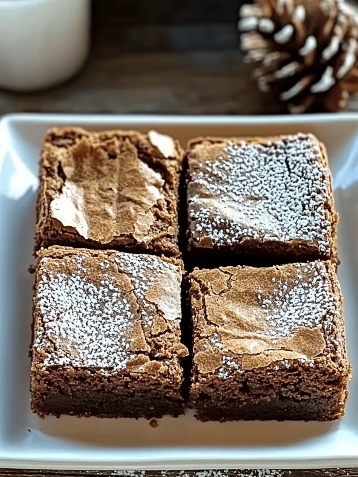 Gingerbread Brownies