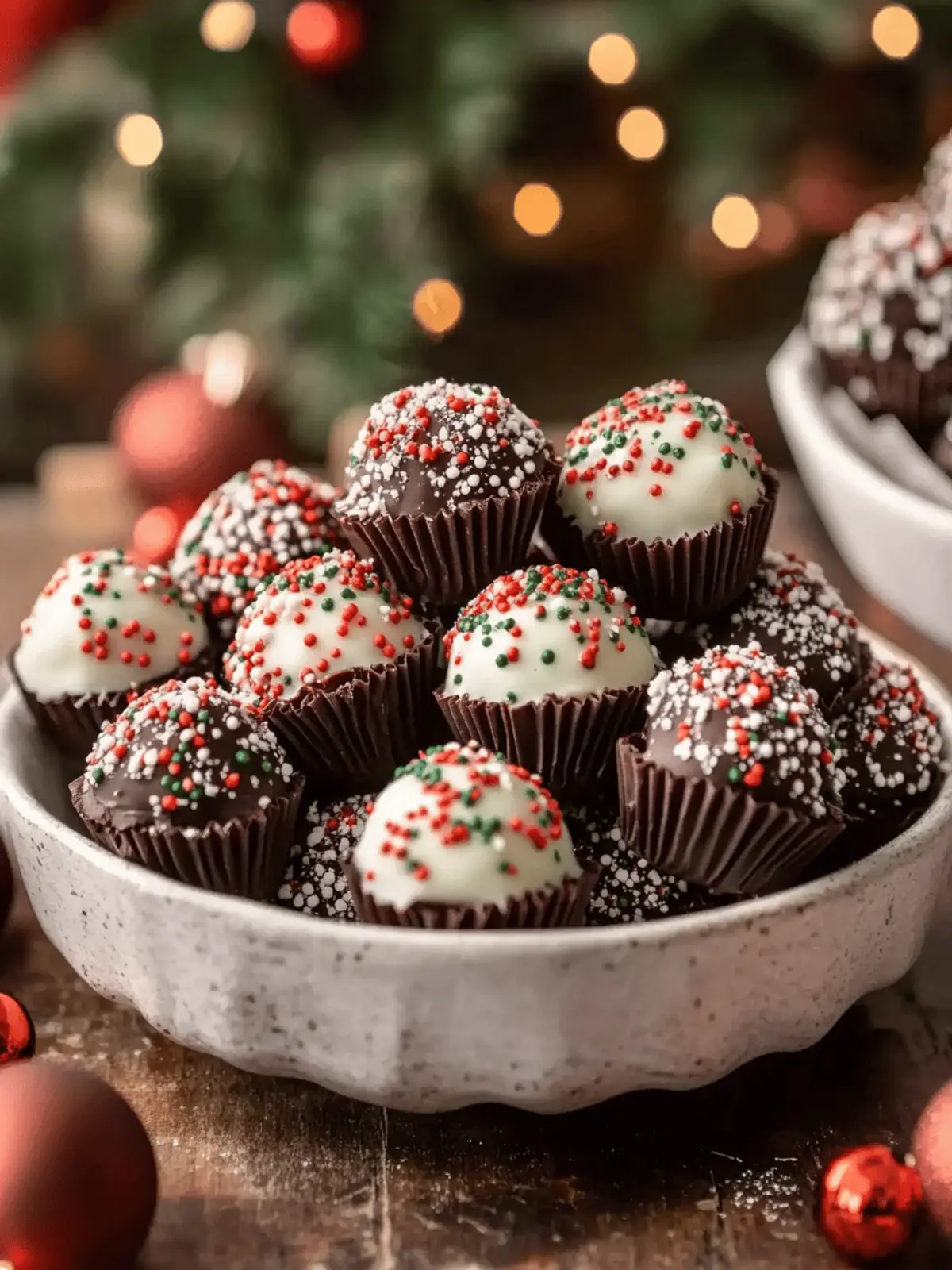 Festive Chocolate Bites