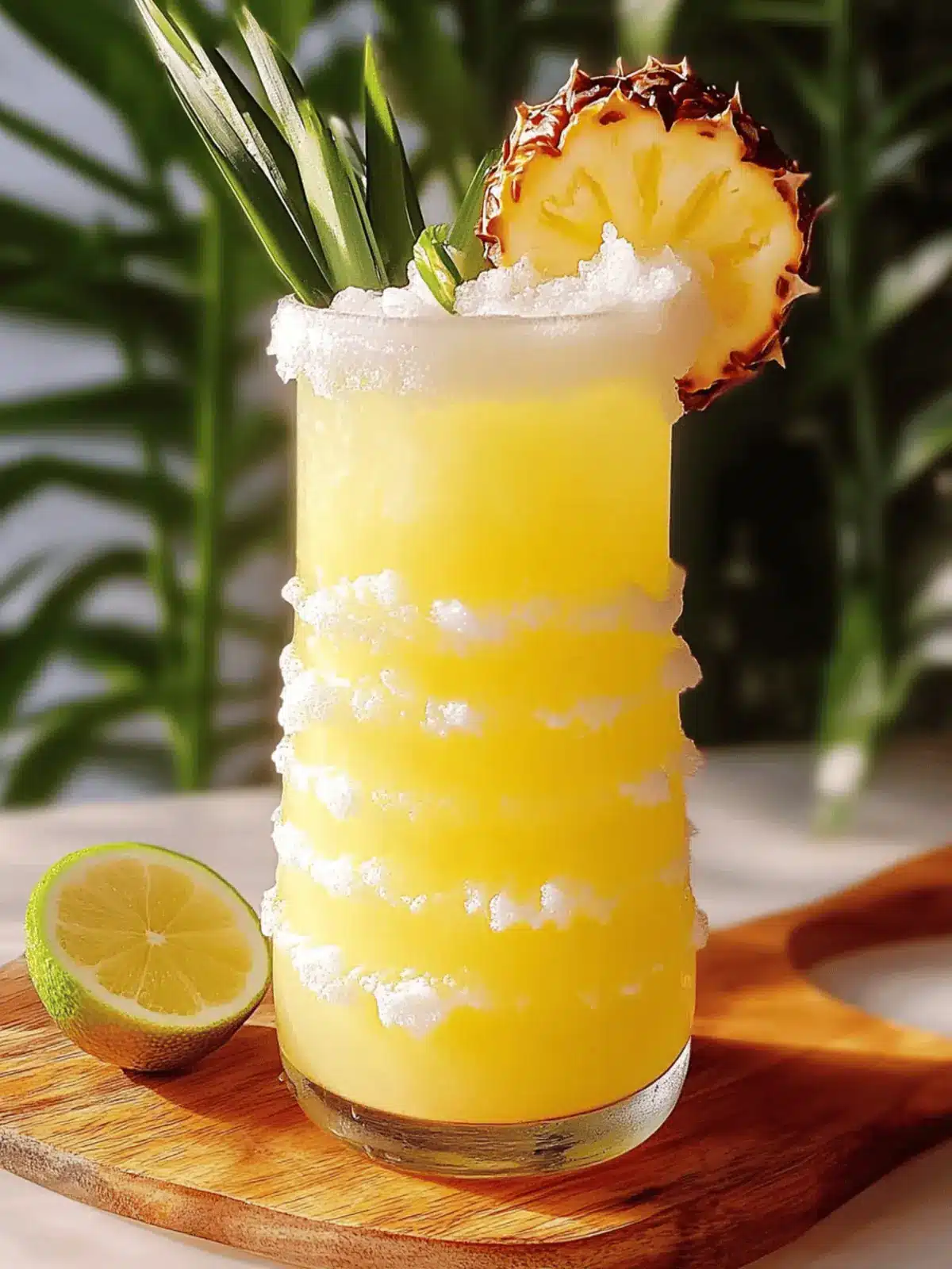 Non Alcoholic Piña Colada Punch