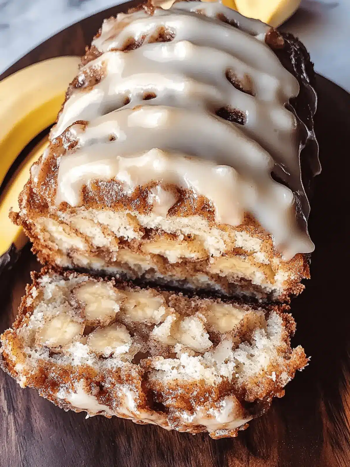 Cinnamon Roll Bananenbrot