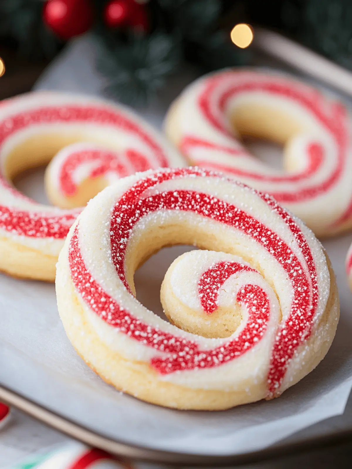 Candy Cane Cookies