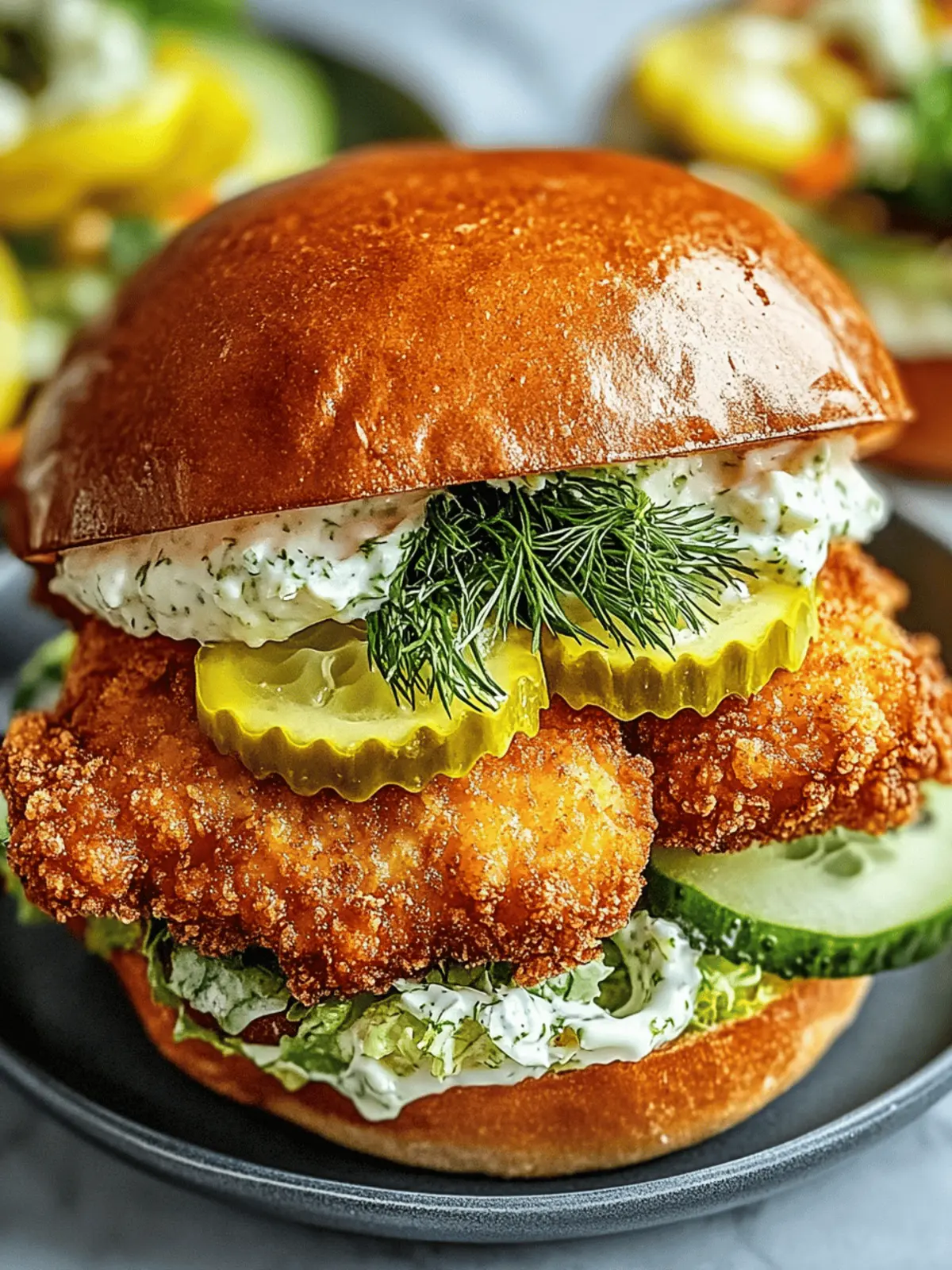 Crispy Dill Chicken Sandwich