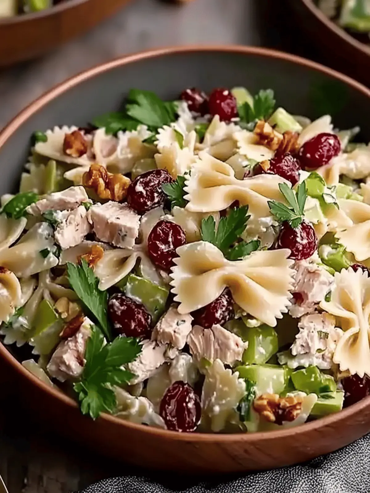 Bow-Tie Cranberry Pasta Salad